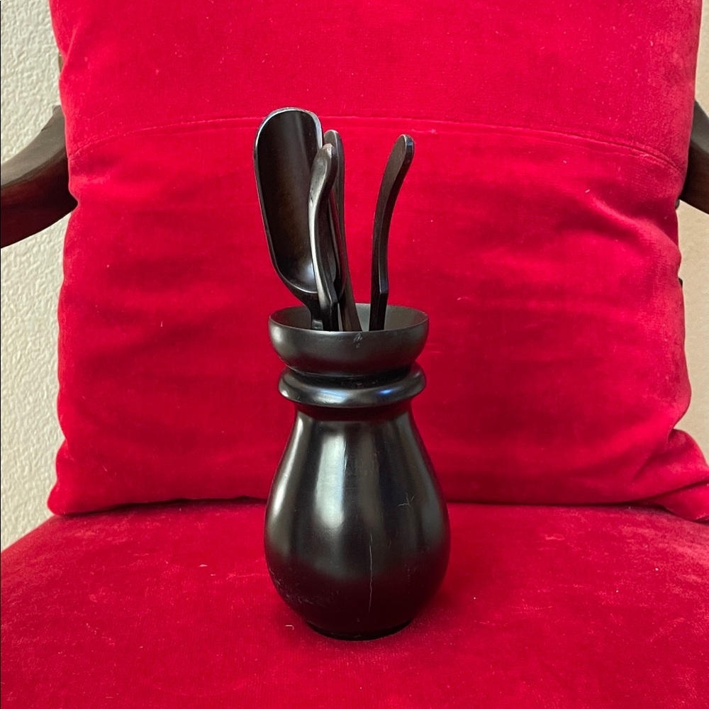 Brand new Elegant Wood Tea utensils